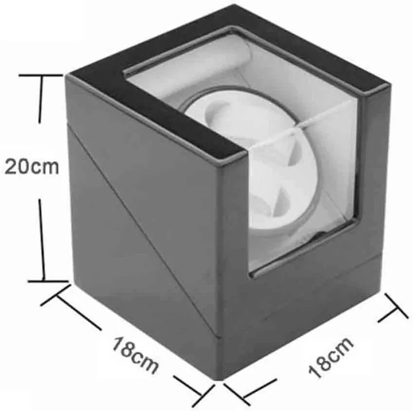 Watches Wood Rotation Shell Piano Paint Exterior and Extremely Silent Motor for Ladies and Men's Wrist Beautiful Home,A Watch Boxes reach triple simply cornerstone Winder for Automatic 
