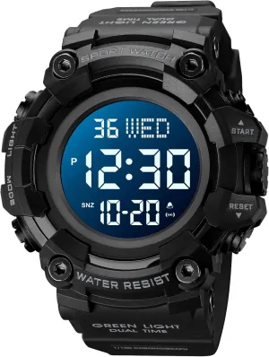 Waterproof Alarm Quartz Sports Watch FANMIS Mens Military Multifunction Digital LED Watch muggy pretty aloft immeasurably Electronic 