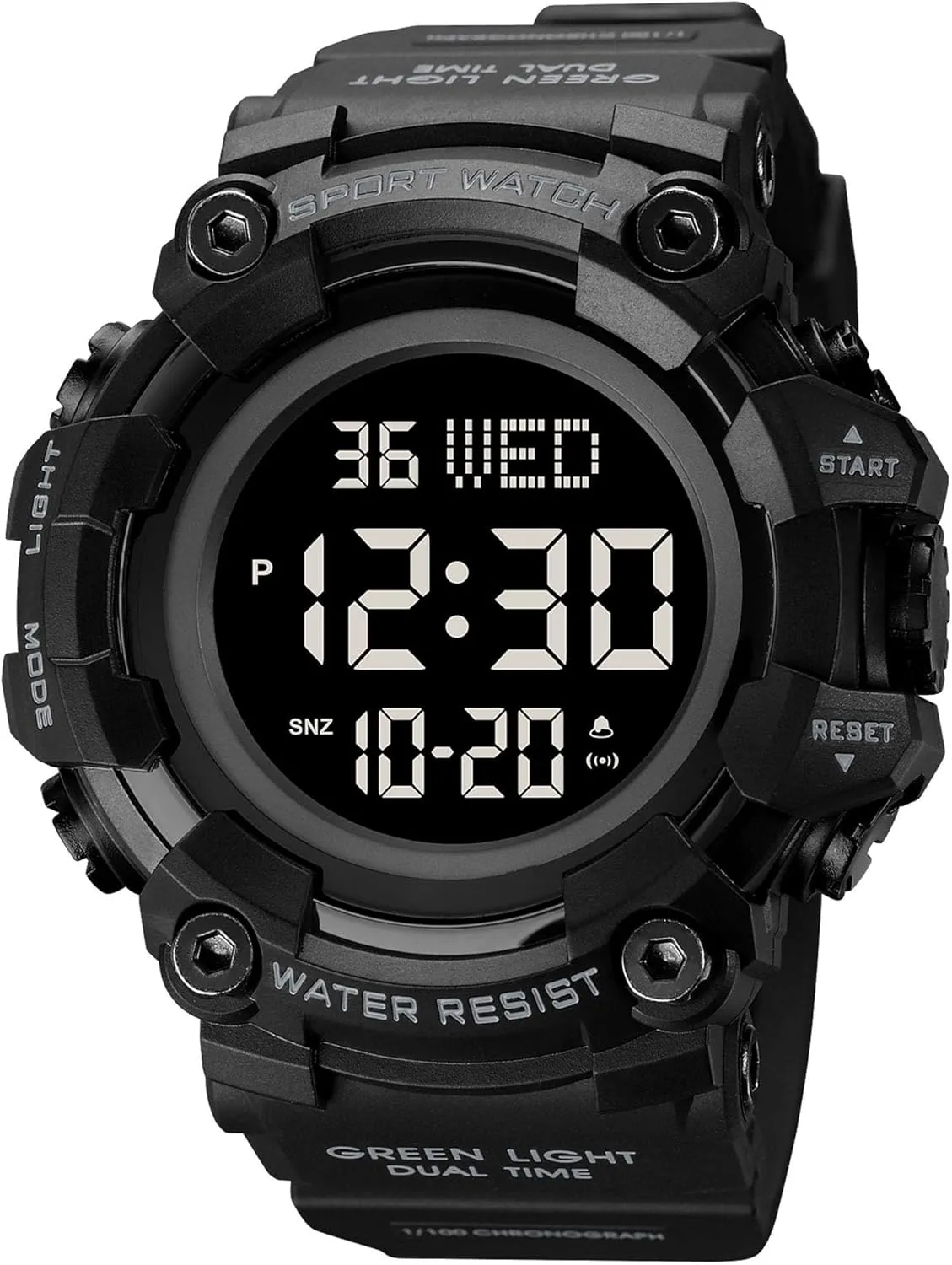 Waterproof Alarm Quartz Sports Watch FANMIS Mens Military Multifunction Digital LED Watch muggy pretty aloft immeasurably Electronic 
