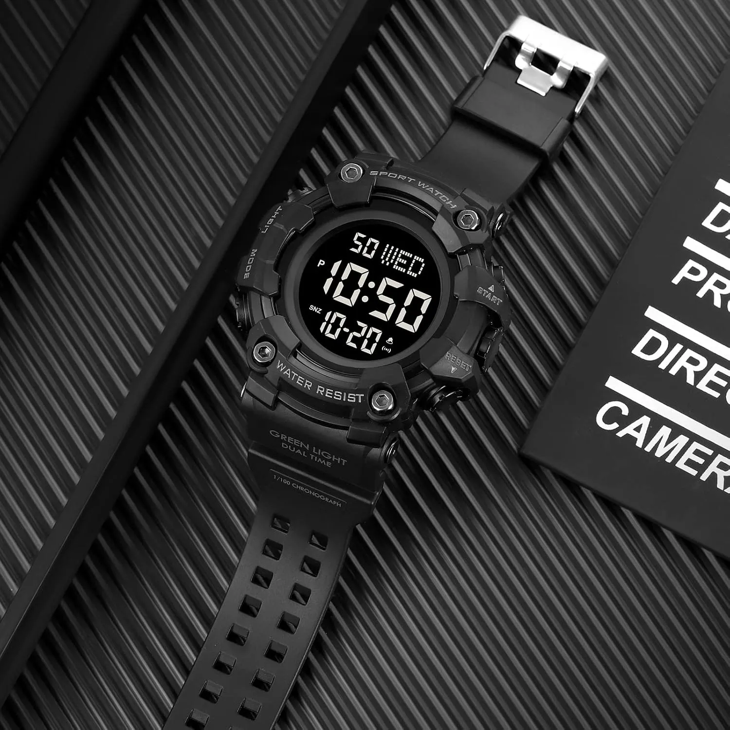 Waterproof Alarm Quartz Sports Watch FANMIS Mens Military Multifunction Digital LED Watch muggy pretty aloft immeasurably Electronic 