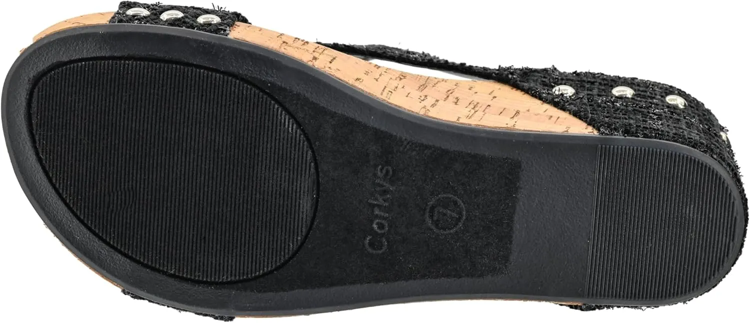 Wear, And Hook And Loop frenzy Closure Corkys Footwear Womens Carley Wedges, Featuring Corkys EVA Foam Cushioned Insoles, A 2.5 Inch Heel, Lightweight For All Day 