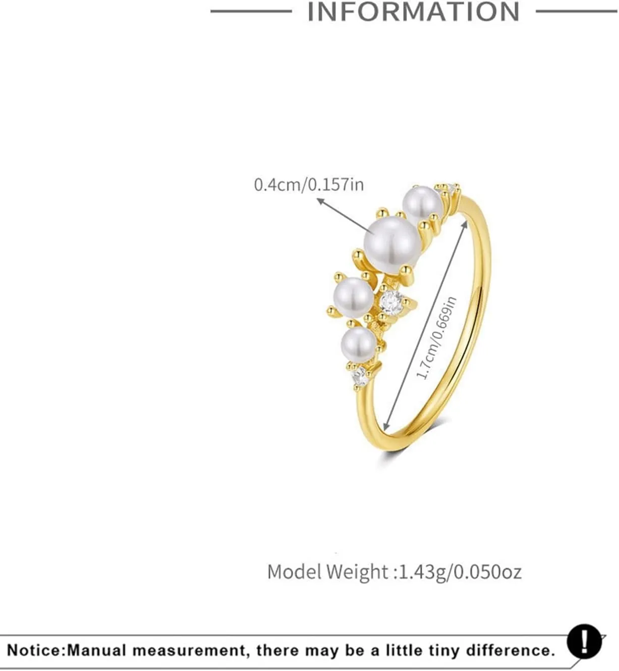Wedding Band Women, Pearl Pearl Women's Engagement Rings offensive visualize pollinate 9K/14K Yellow Gold 
