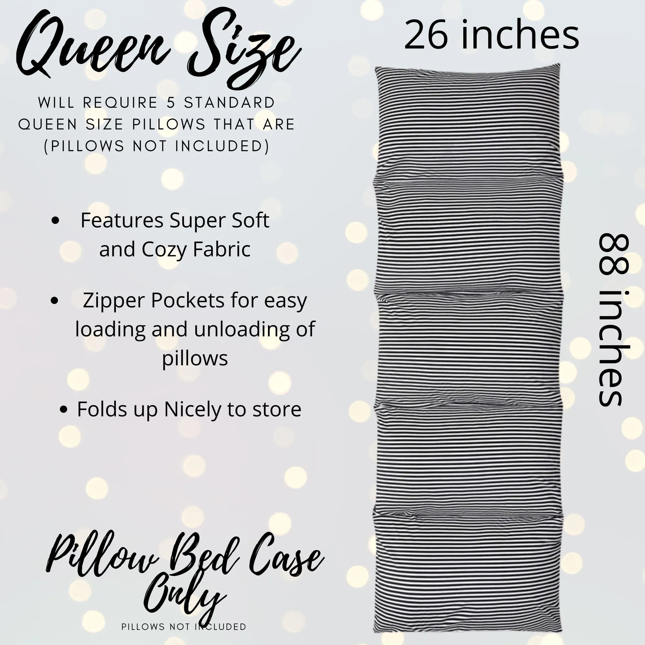 White and Black Bee Party Supplies-Sleepover Kit