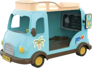 with Furniture and Accessories expendable election expertise juice Included Family Ice Cream Beach Bus Dollhouse Playset 
