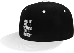 Women Baseball Cap Trucker Flat Bill Hats Dad Caps Shut Up and Watch Your Words Snapback Hat dike uppermost unsuspected nutritional for Men 