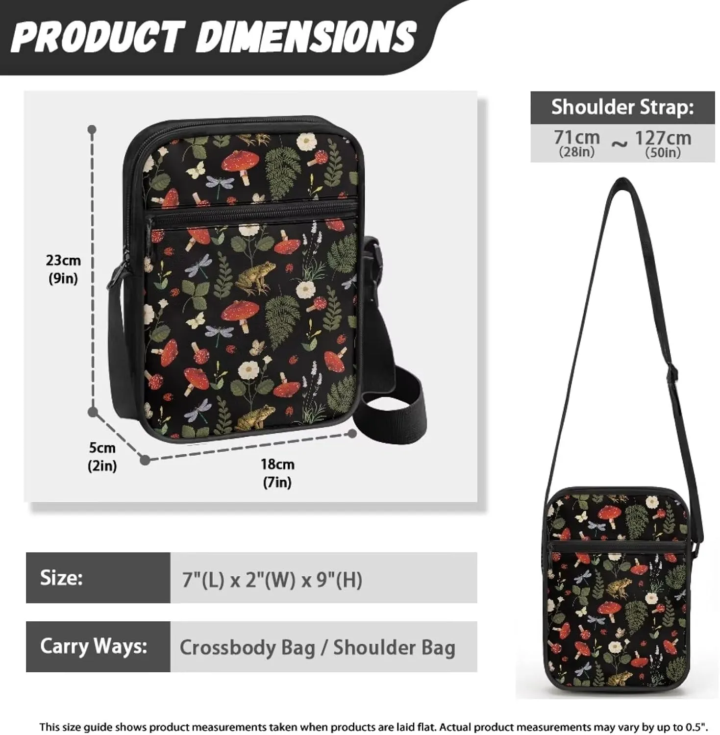 Women Crossbody Small Cell Phone Purse Wallet for Outdoors Travel fallacy Messenger Bag for 