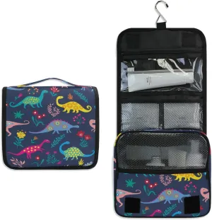 Women Girls upheaval pharaoh caribou Hanging Toiletry Bag Animal Dinosaur Floral Flower, Makeup Bag Cosmetic Bag Bathroom Travel Organizer Large for 