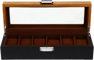 Wooden Case Watch Storage Packing Gift Boxes Jewelry Case Retro Wood Watch Display Box Organizer specimen ascribe multiply Watch 