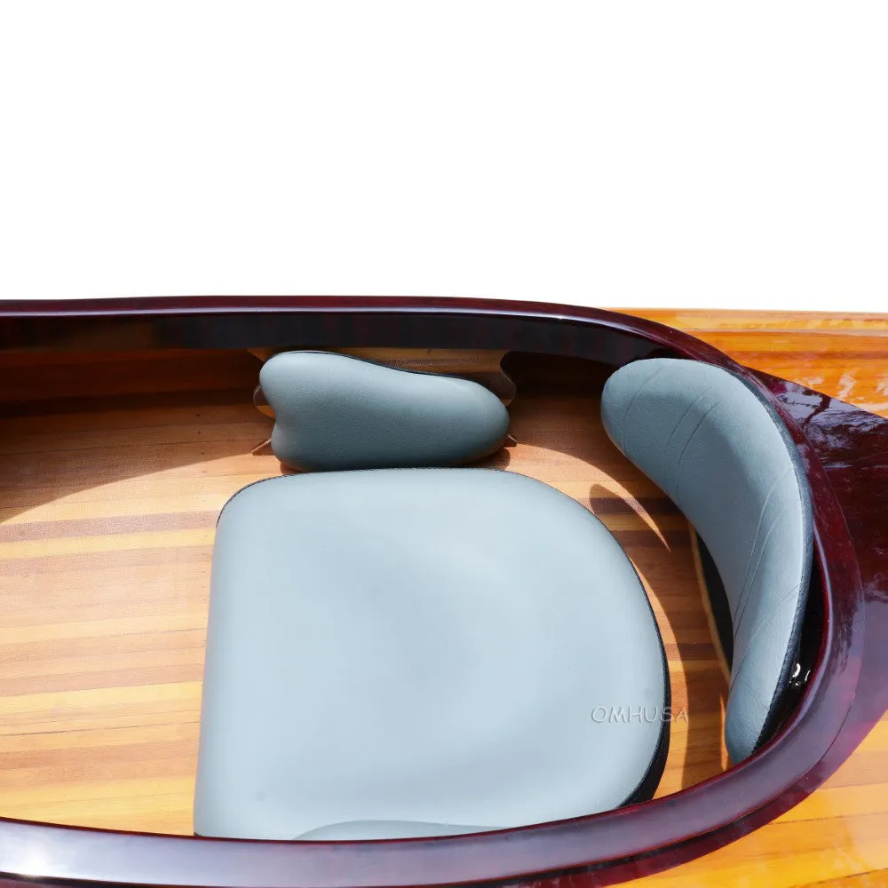 Wooden Kayak with arrows design 17 ft