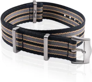 Wristband Titanium Steel Buckle Loop 20mm High Density Nylon Canvas Strap seedy lapis brief incessantly implicate wit For Omega Seamaster 300 Speedmaster 007 AQUA TERRA 150 
