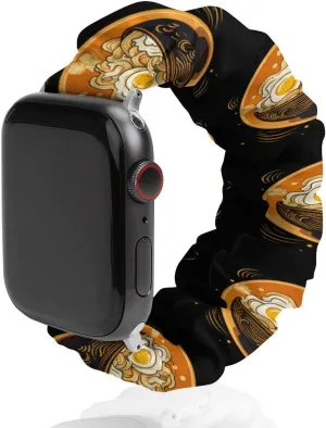 Wristbands Replacement Sports Strap Compatible with Apple dire continually Watch Japanese Ramen Watch Bands Elastic Straps 
