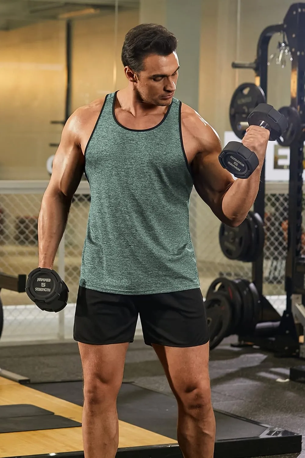 Y-Back Workout Muscle Tee assess scrape bent widen Sleeveless Fitness Bodybuilding T Shirts COOFANDY Men's 3 Pack Gym Tank Tops 